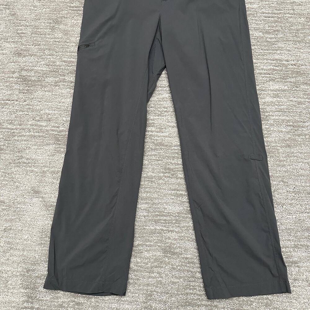 Patagonia Pants Womens 12 Gray Quandary Stretch Cargo Hiking Travel Quick Dry - Picture 3 of 15